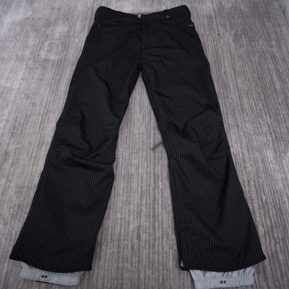 Burton Ronin Snow Pants Mens XL Black Excellent Pinstripe La Cosa Nostra